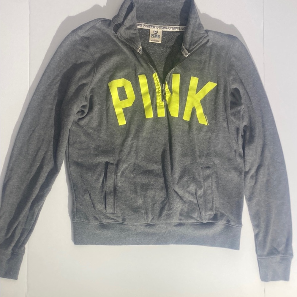 Victoria's Secret Gray and Yellow Sweater